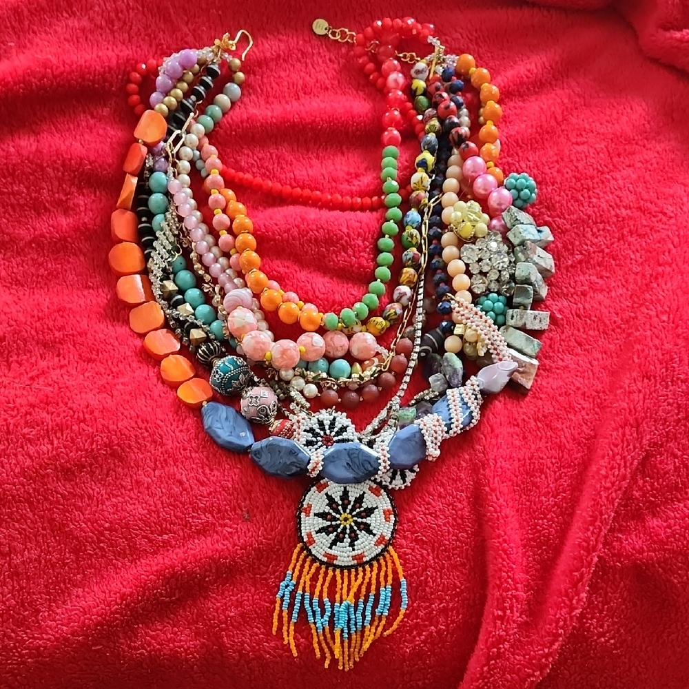 Multicolor Beaded Necklace